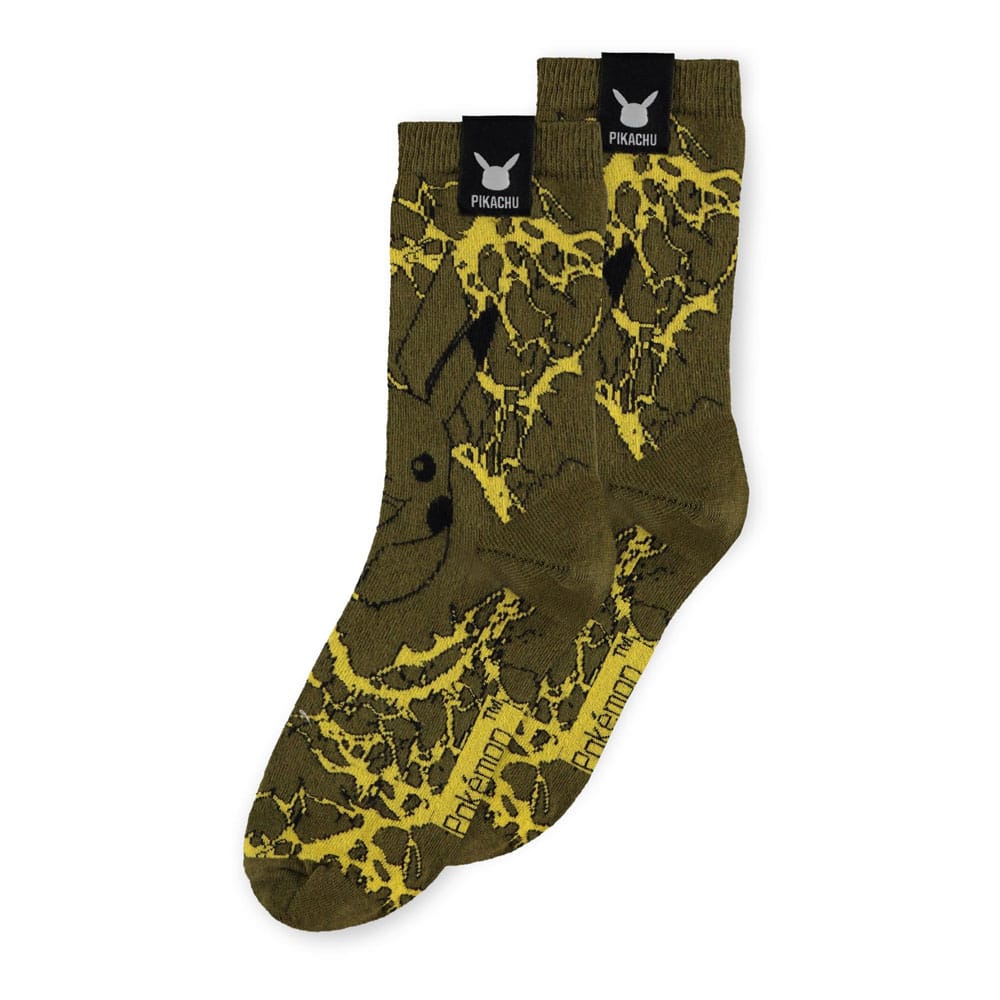Pokémon Socks 2 Pack Pikachu 39 42 Difuzed