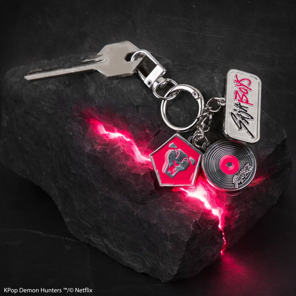 KPop Demon Hunters Charm Keychain Saja Boys Cinereplicas