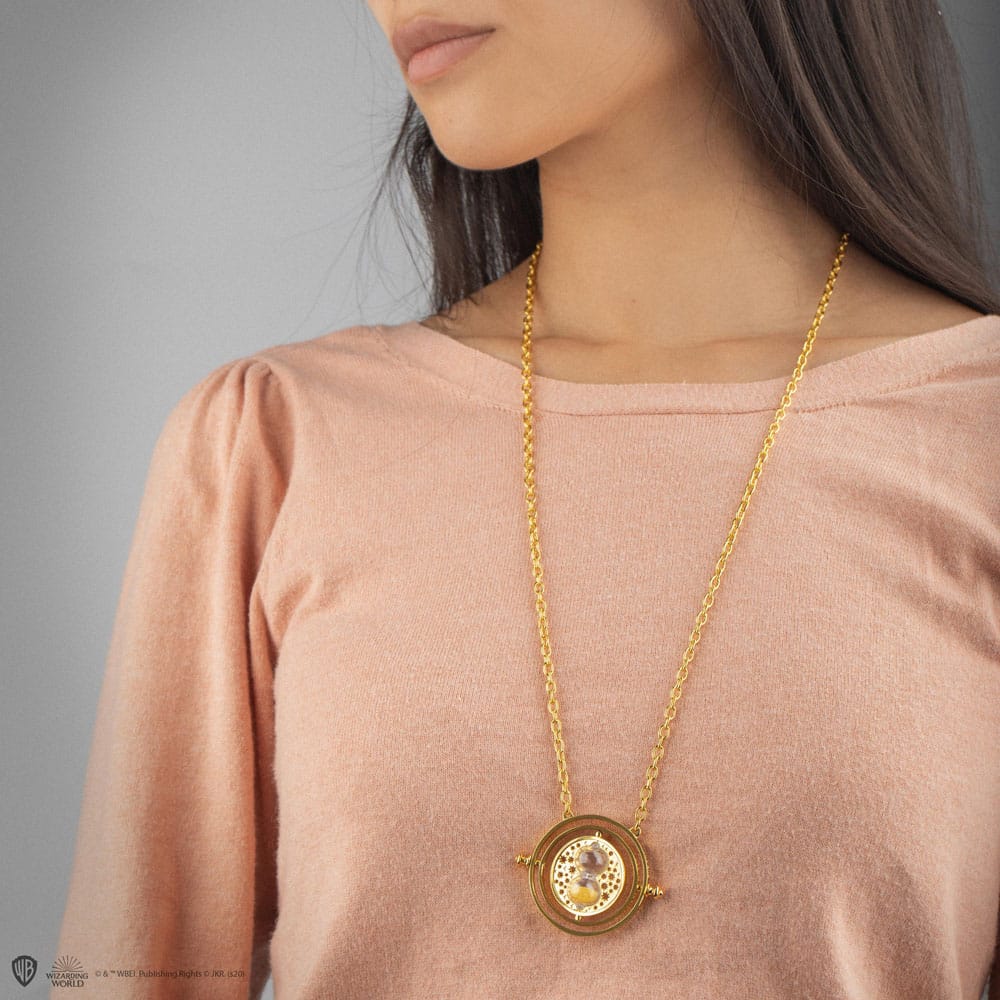 Harry Potter Necklace with Pendant Time Turner with Gift Box Cinereplicas