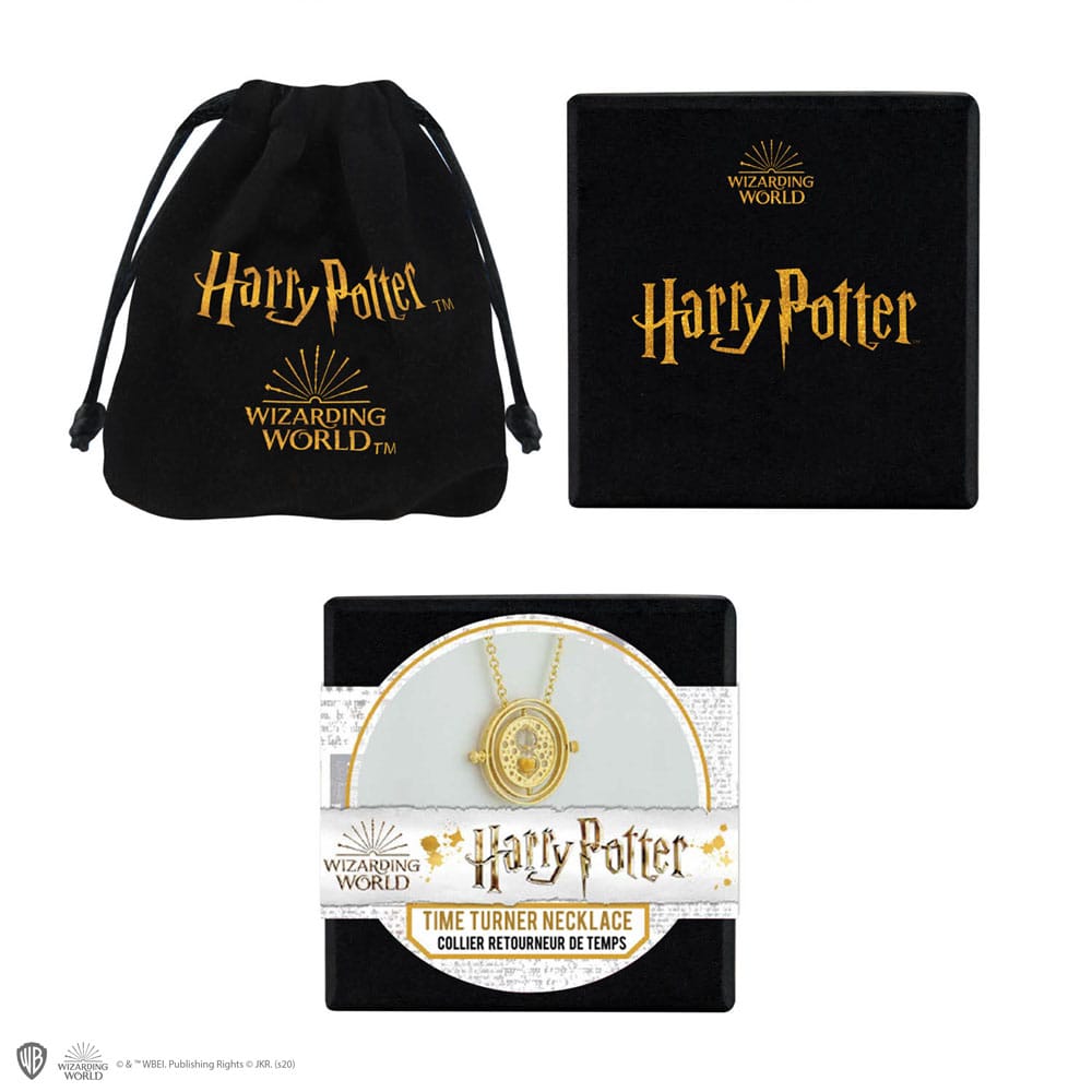 Harry Potter Necklace with Pendant Time Turner with Gift Box Cinereplicas