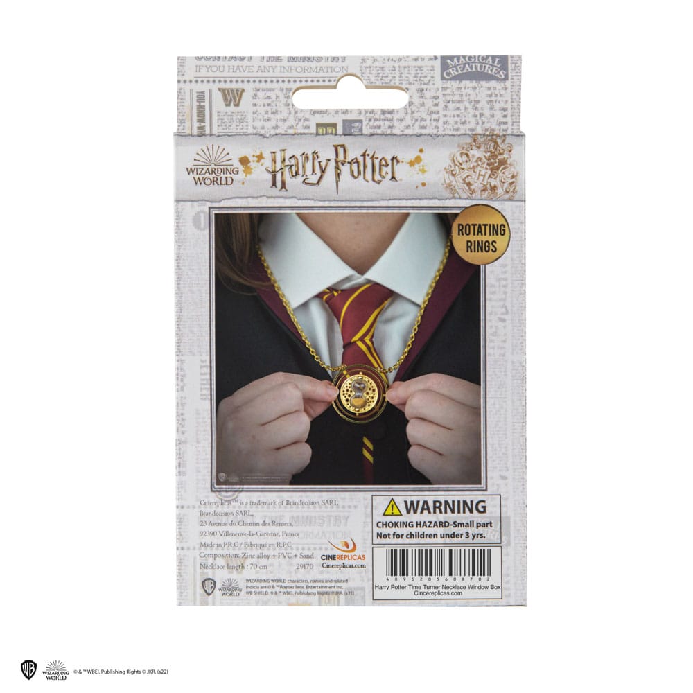 Harry Potter Necklace with Pendant Time Turner with Gift Box Cinereplicas