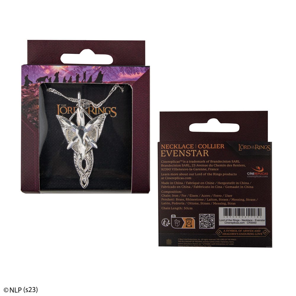 Lord of the Rings Necklace with Pendant Evenstar Cinereplicas