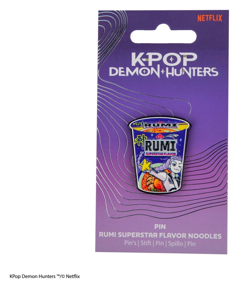 KPop Demon Hunters Pin Rumi Superstar Flavor Noodles Cinereplicas