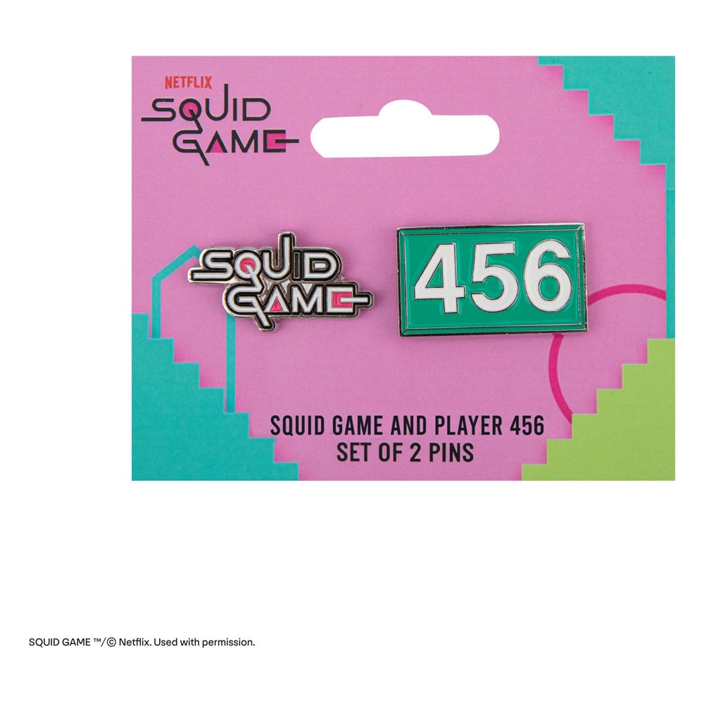 Squid Game Pins 2 Pack Squid Game & Player 456 Cinereplicas