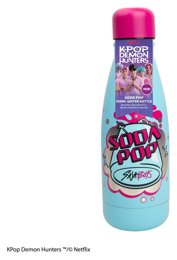 KPop Demon Hunters Mini Water Bottle Soda Pop Cinereplicas