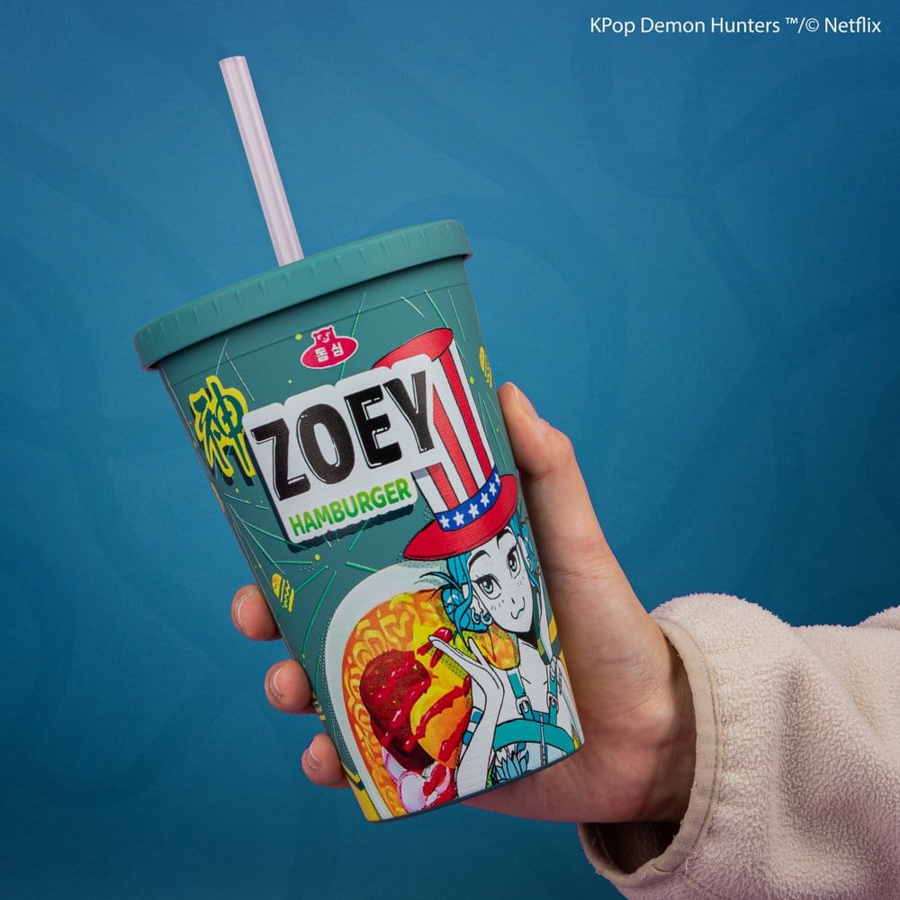 KPop Demon Hunters Tumbler Zoey Hamburger Cinereplicas