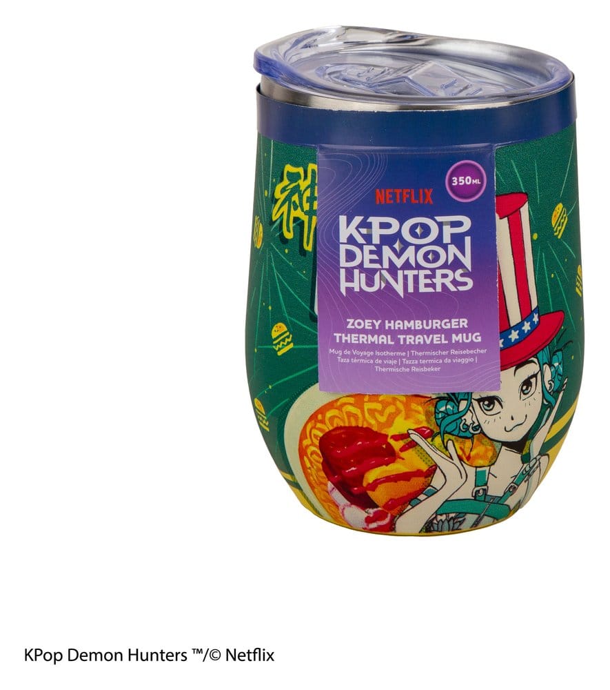 KPop Demon Hunters Travel Mug Zoey Hamburger Cinereplicas