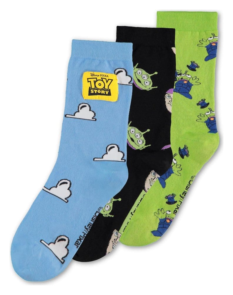 Toy Story 5 Socks 3 Pack Crew 39 42 Difuzed