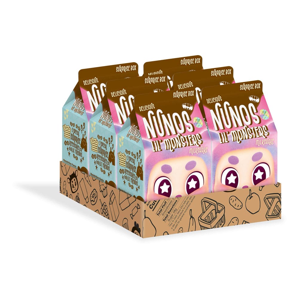 Nunos Lil' Monsters Blind Box Plush Figures Supermarket Adventures Display 6 Craze