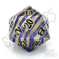 CritStones metal Dice D20 Engraved Elder Glassstaff