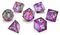CritStones Liquid Core Dice Set Herbalist's Dream 7 Glassstaff