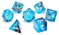 CritStones Liquid Core Dice Set Mermaid's Maelstrom 7 Glassstaff