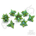 CritStones Metal Dice Set Unholy Bane 7 Glassstaff