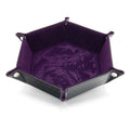 CritStones Folding Dice Tray Dragon Skin Edition Purple Glassstaff