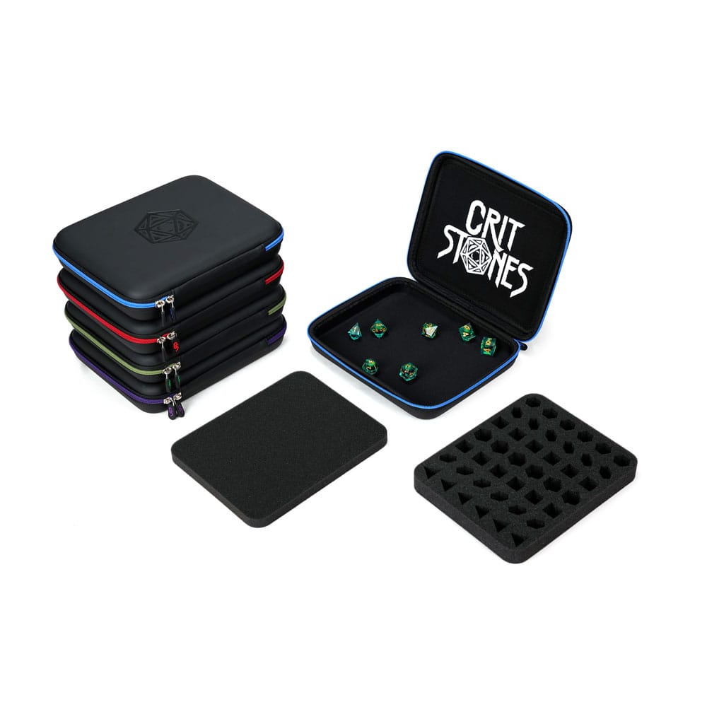 CritStones Dice Case Arcanum Green Glassstaff