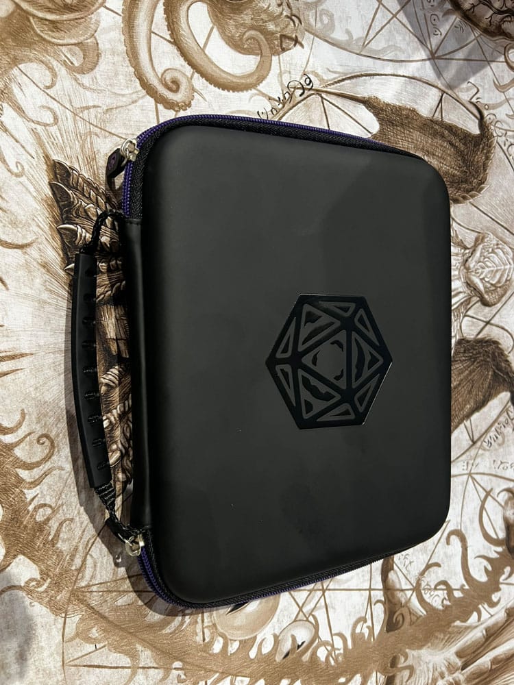 CritStones Dice Case Arcanum Purple Glassstaff