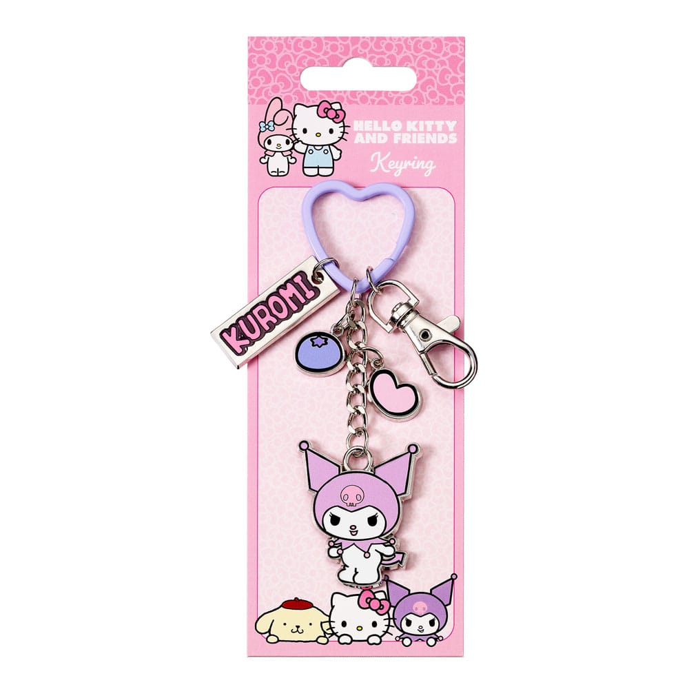 Hello Kitty Key Chain with Kuromi Charms The Carat Shop