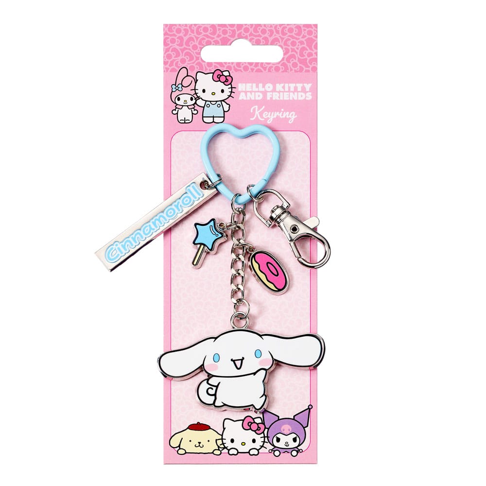 Hello Kitty Key Chain with Cinnamoroll Charms The Carat Shop