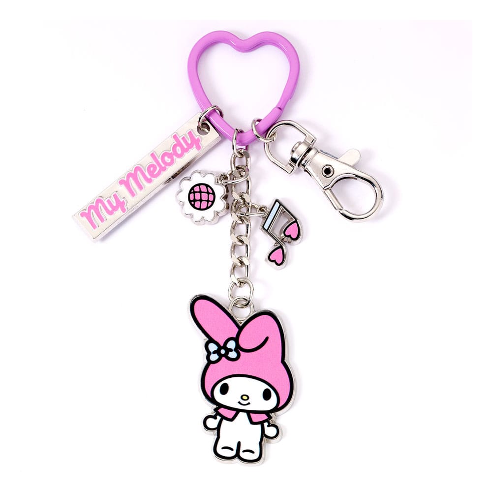 Hello Kitty Key Chain with My Melody Charms The Carat Shop