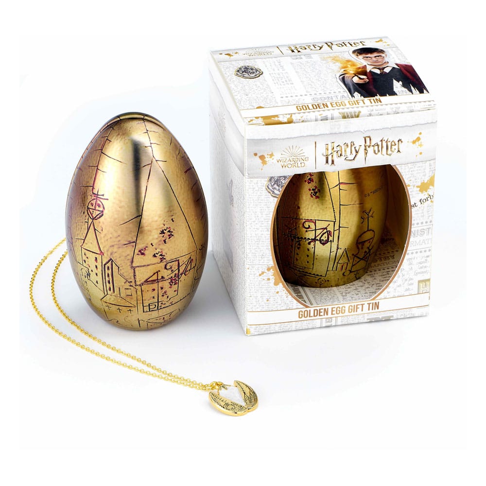 Harry Potter Necklace with Pendant Golden Egg with Gift Box The Carat Shop