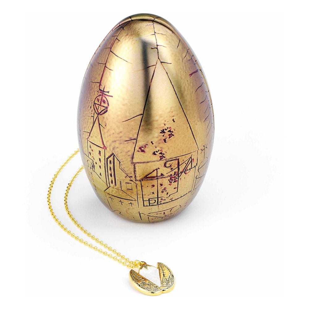 Harry Potter Necklace with Pendant Golden Egg with Gift Box The Carat Shop