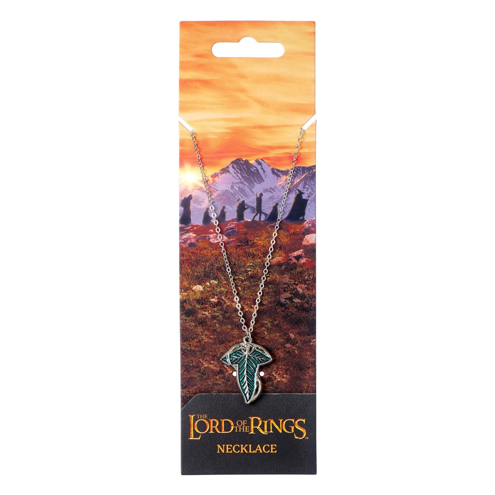 Lord of the Rings Pendant & Necklace The Leaf of Lorien The Carat Shop