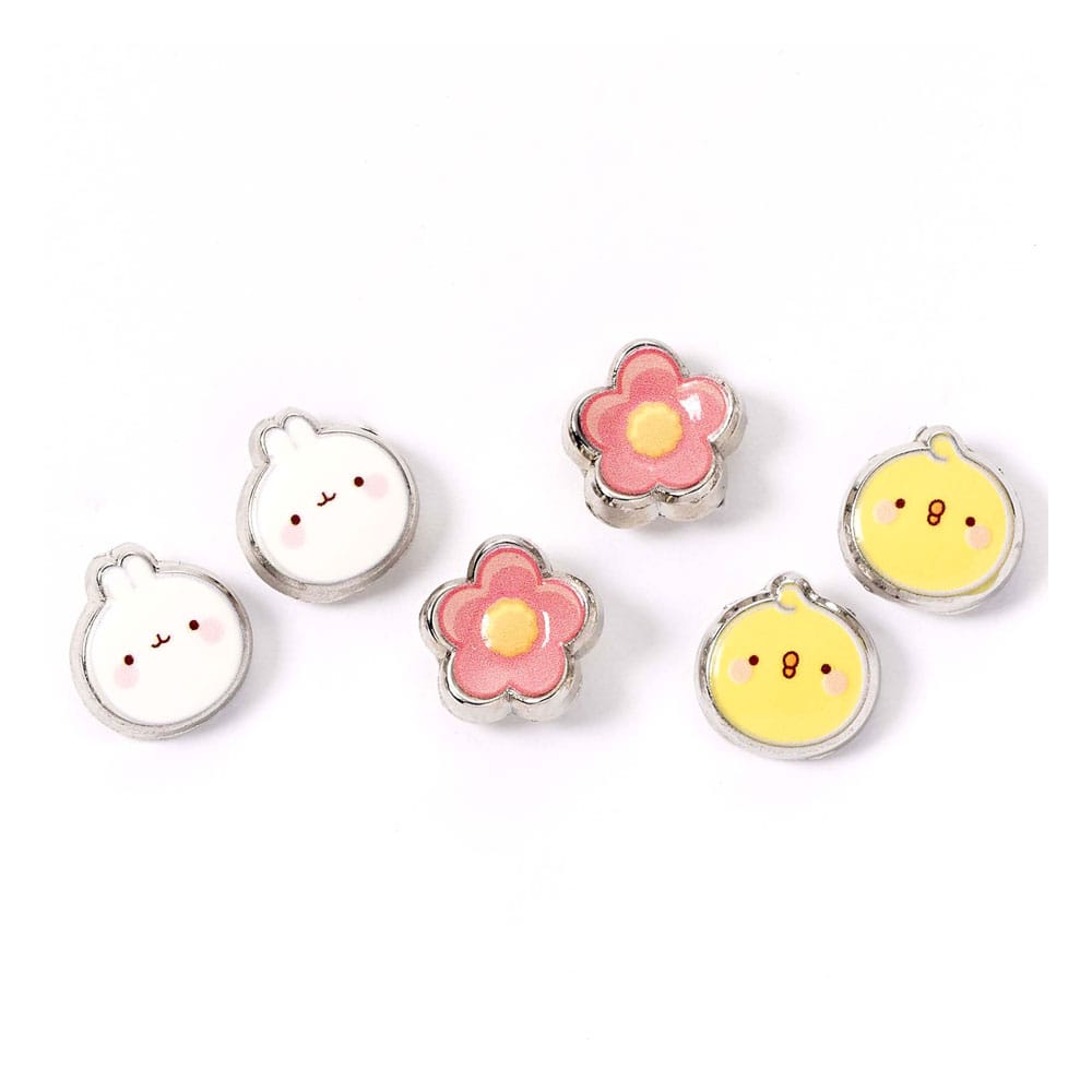 Molang Stud Earrings 3 pack Molang and Piu Piu The Carat Shop