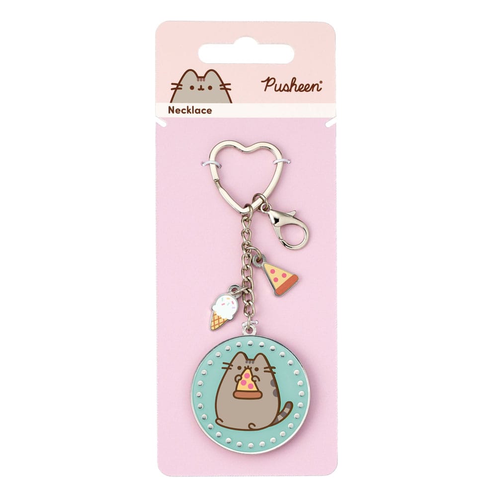 Pusheen Keychain Blue Pizza The Carat Shop