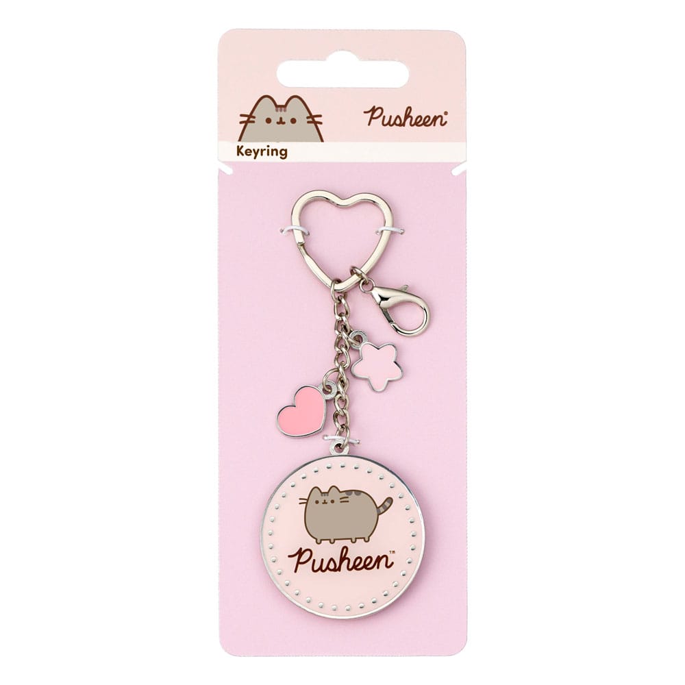 Pusheen Keychain Pink Name The Carat Shop