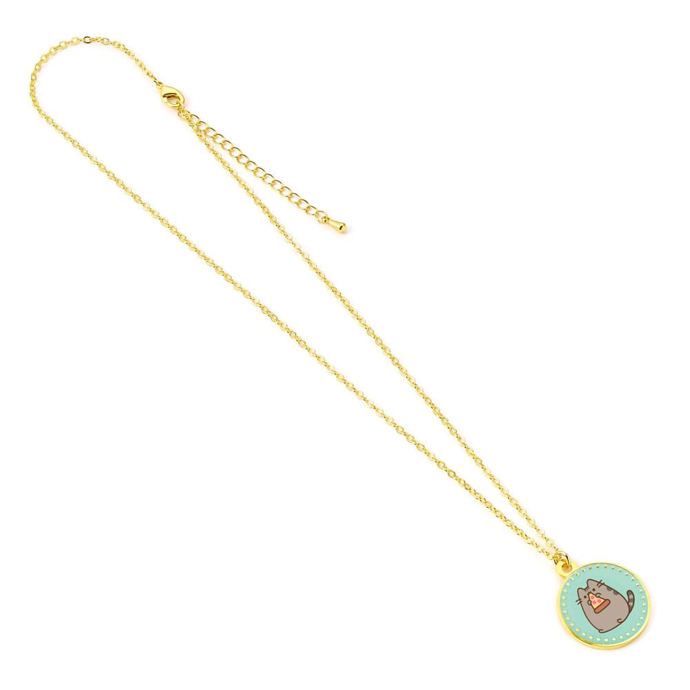 Pusheen Pendant & Necklace Blue Pizza The Carat Shop