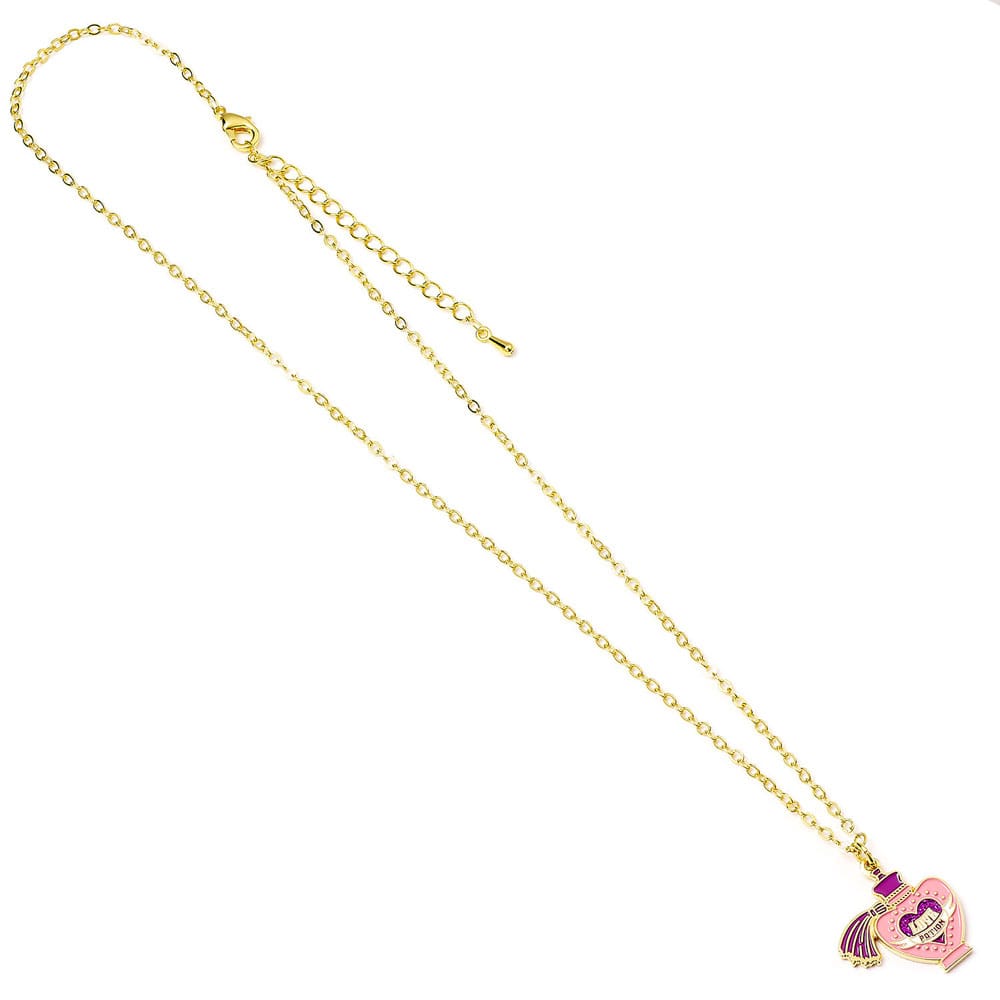 Harry Potter Pendant & Necklace Love Potion Gold plated The Carat Shop