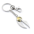 Harry Potter Keychain Golden Snitch silver plated The Carat Shop