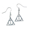 Harry Potter Deathly Hallows Earrings silver plated The Carat Shop