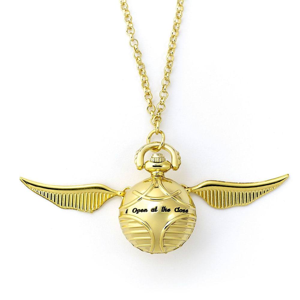 Harry Potter Watch Necklace Golden Snitch gold plated The Carat Shop