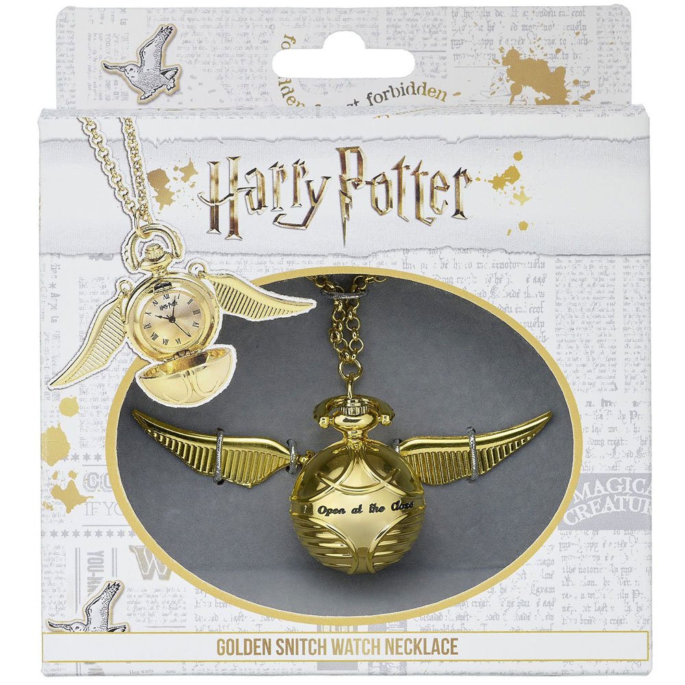 Harry Potter Watch Necklace Golden Snitch gold plated The Carat Shop