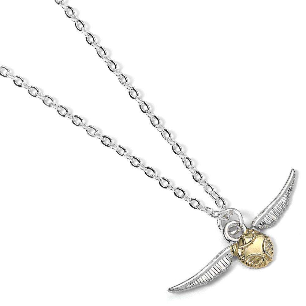 Harry Potter Pendant & Necklace The Golden Snitch silver plated The Carat Shop