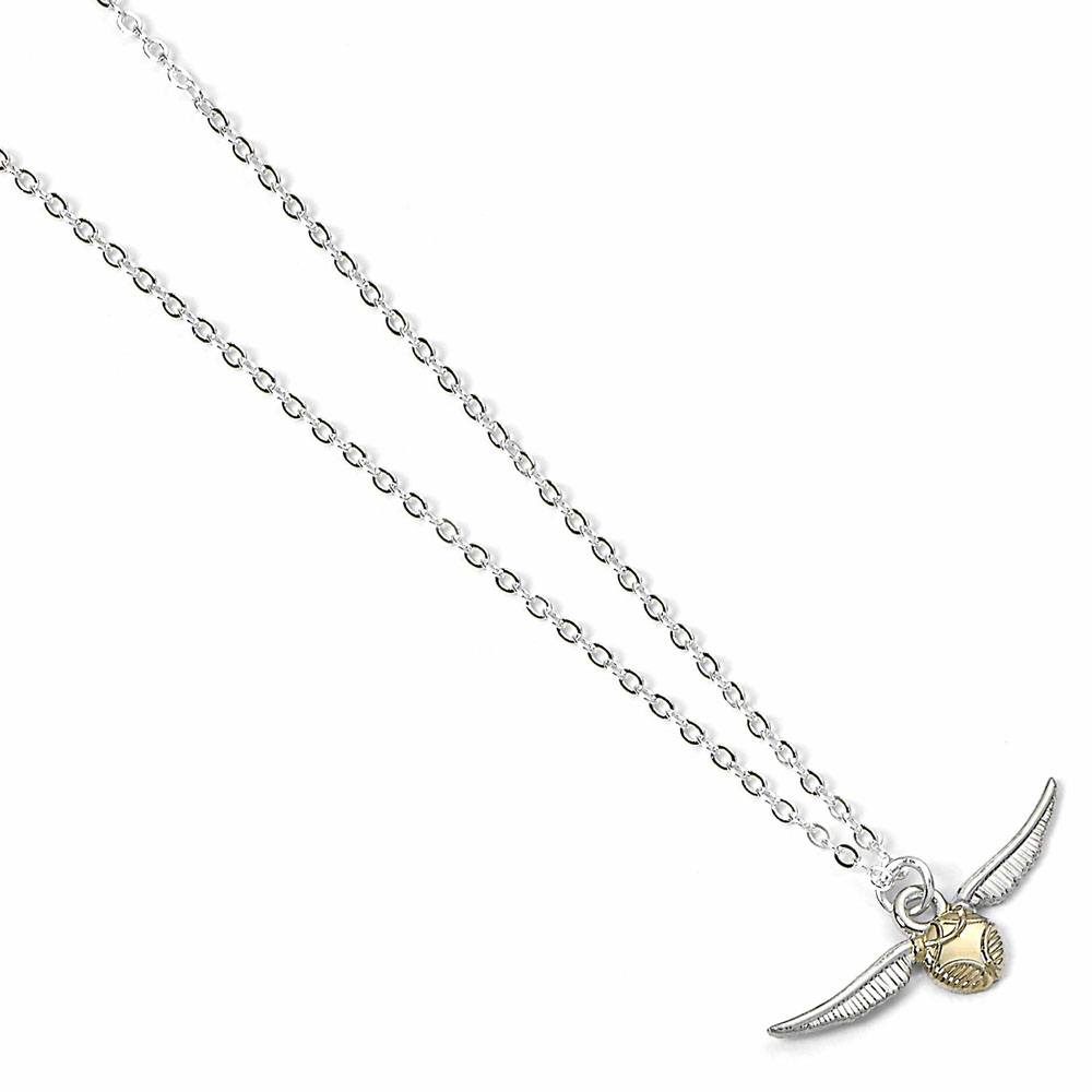 Harry Potter Pendant & Necklace The Golden Snitch silver plated The Carat Shop