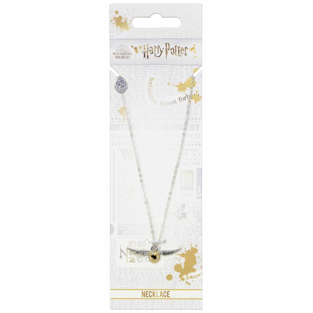 Harry Potter Pendant & Necklace The Golden Snitch silver plated The Carat Shop