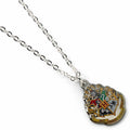 Harry Potter Pendant & Necklace Hogwarts silver plated The Carat Shop