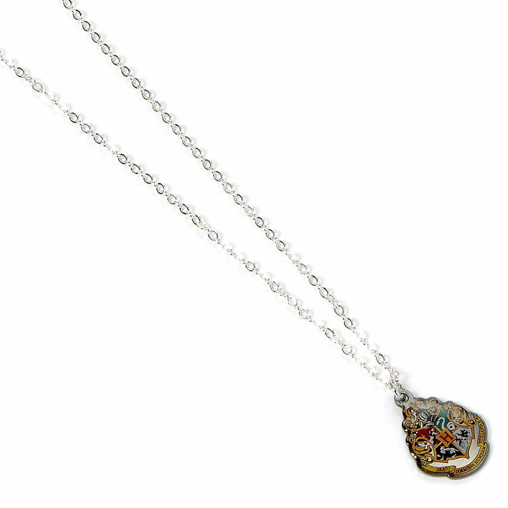 Harry Potter Pendant & Necklace Hogwarts silver plated The Carat Shop