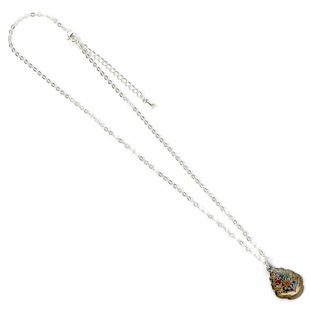 Harry Potter Pendant & Necklace Hogwarts silver plated The Carat Shop