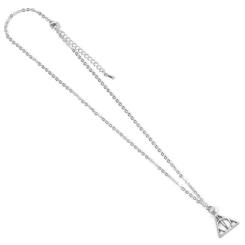 Harry Potter Pendant & Necklace Deathly Hallows silver plated The Carat Shop
