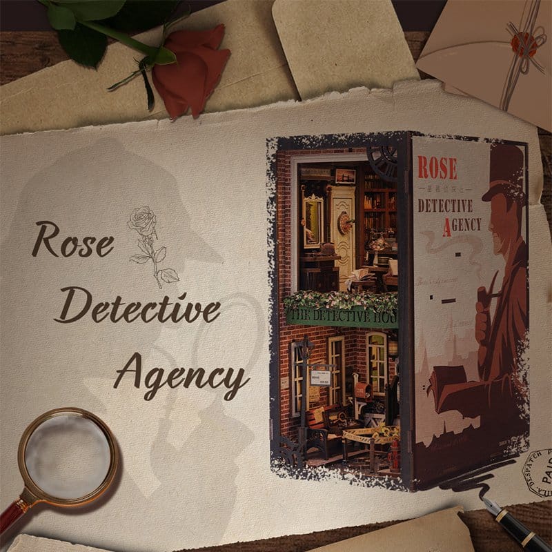 Book Nook Rose Detective Agency CuteBee