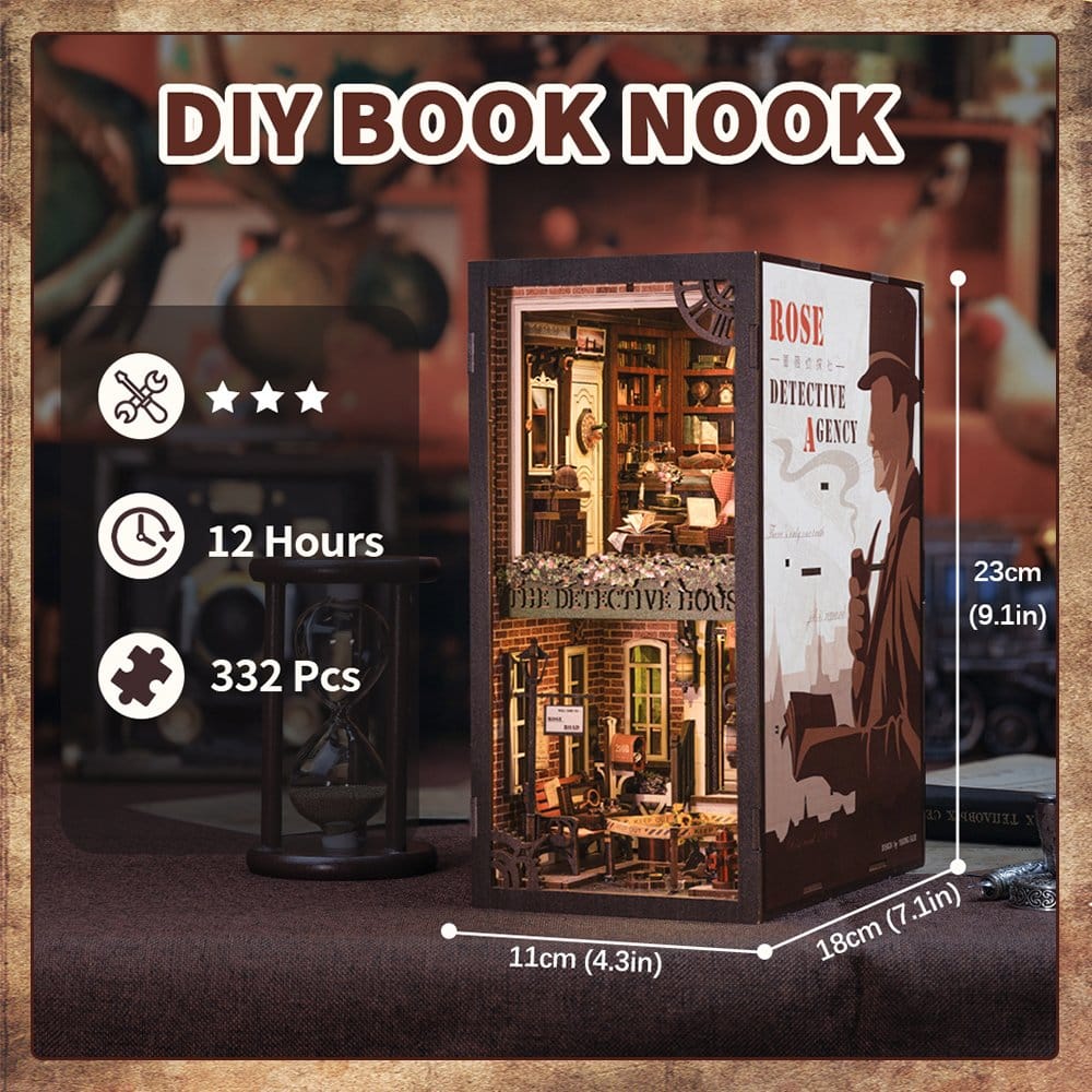 Book Nook Rose Detective Agency CuteBee