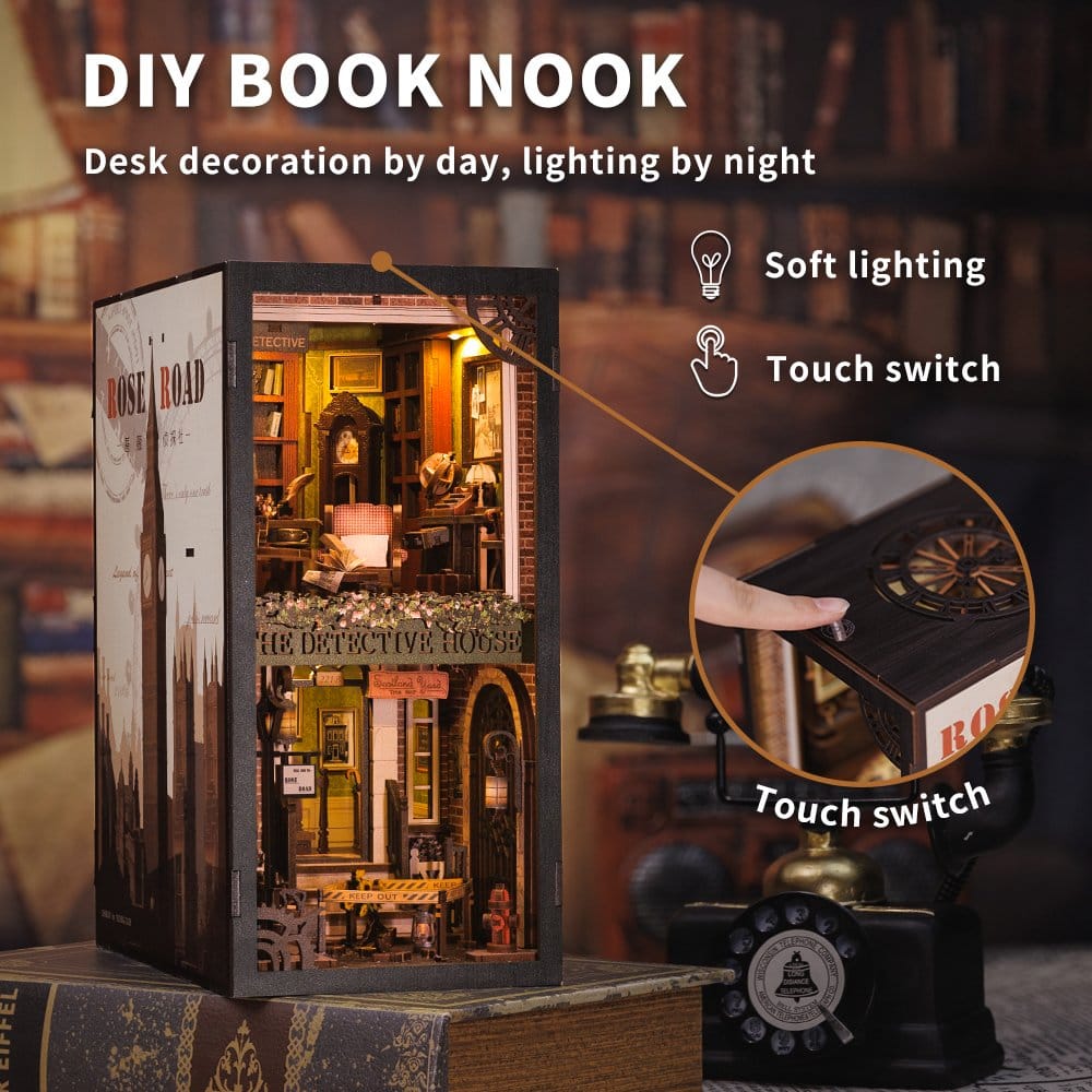 Book Nook Rose Detective Agency CuteBee