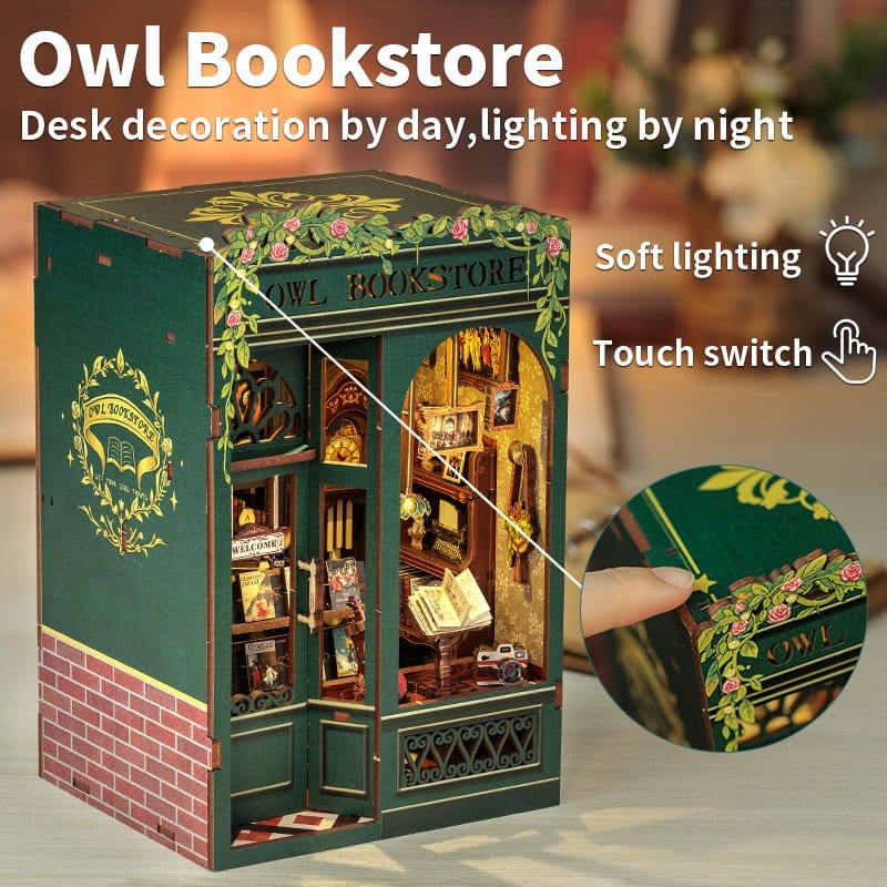 Book Nook Owl Bookstore CuteBee