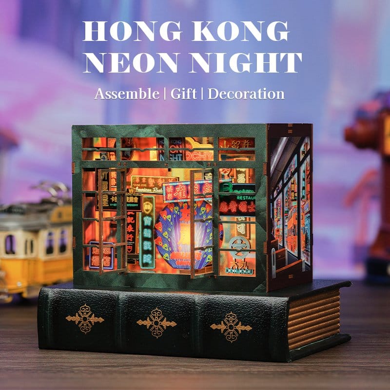 Book Nook Hong Kong Neon Light CuteBee