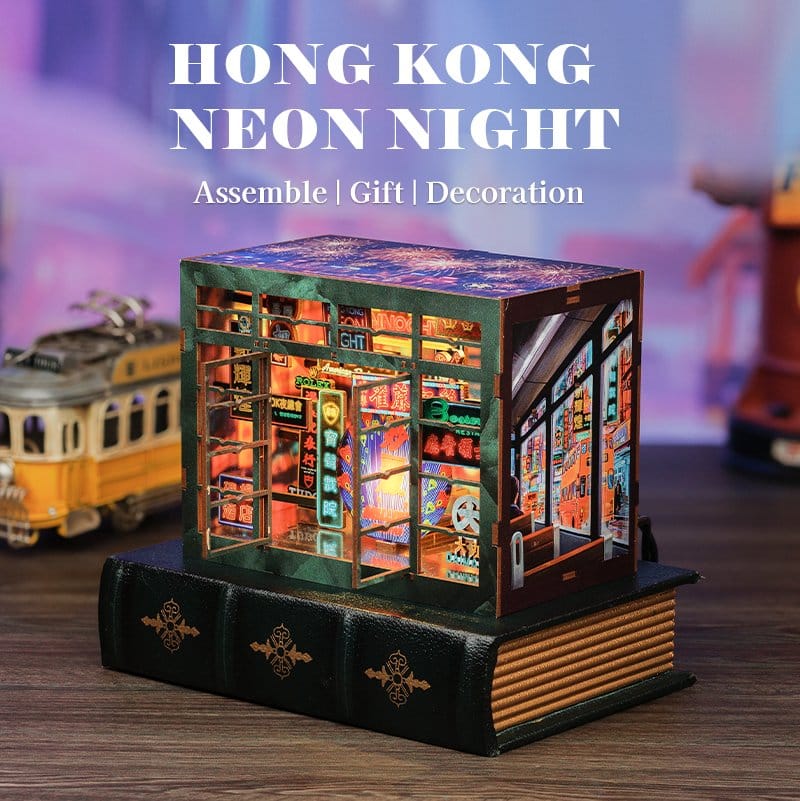Book Nook Hong Kong Neon Light CuteBee
