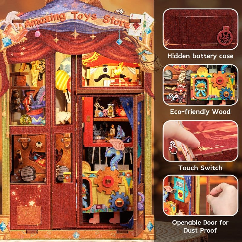 Book Nook Amazing Toy Store CuteBee