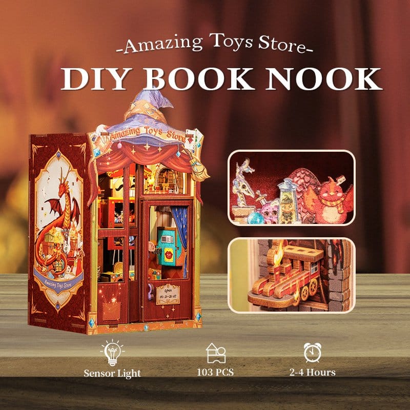 Book Nook Amazing Toy Store CuteBee